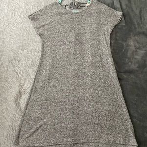 Gray, short sleeved mini dress by Altar'd State. Fabulous condition! Size: Small